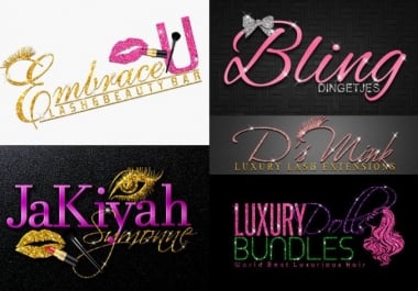 Do 3 Hair Extensions,  Boutique And Eyelash Logo Design
