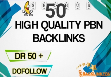Will provide you 100 Powerful PBN DR 50+ Dofollow backlinks