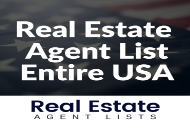 100.000 Real Estate Agents - Realtors in USA (emails verified with SMTPing)