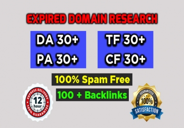 provide expired domains with dofollow backlinks from da 90 provide expired domains with dofollow ba
