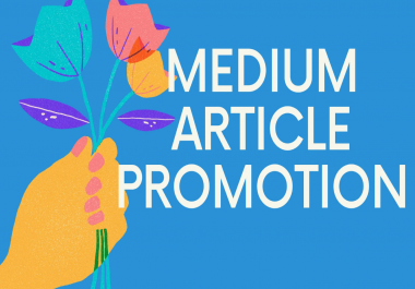 Share and reshare your medium article ontop social media