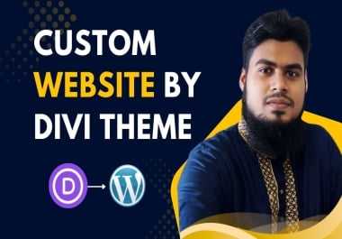 I will build professional wordpress website using divi theme and divi builder