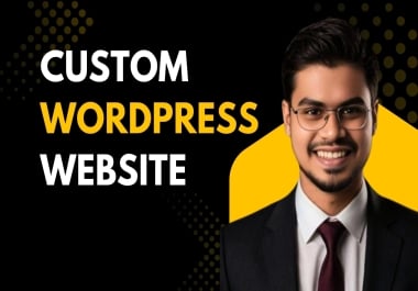 I will design custom wordpress website with responsive redesign