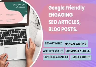 1000 Words Highly SEO Optimized Blog Article Rank Fast On Google