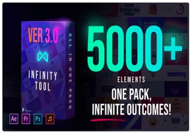 I will provide the biggest pack after effects template video creators 5000 elements