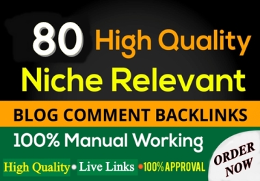 I will create 80 Niche Relevent Blog Comments Backlinks