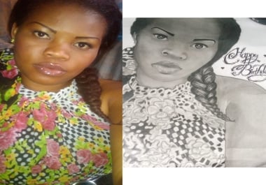 I will do a pencil sketch drawing of your portraits and anything else you want