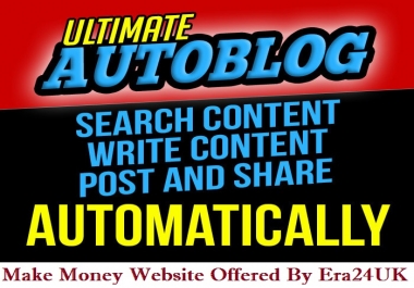 Adsense Ready Unique Content WordPress Auto-blogging Website 2021