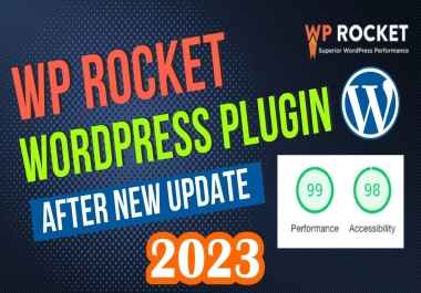 I'll Provide You WP Rocket Plugin,  Make WordPress Load Fast In Few Clicks,  According To Google