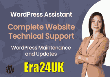 I Will Do WordPress Maintenance,  Website Update,  WordPress Support And Site Assistance