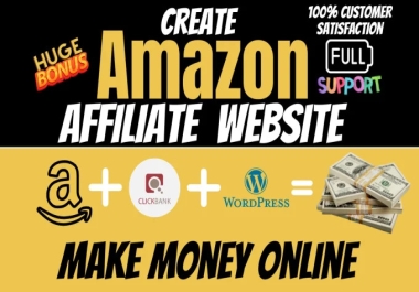 I will create autopilot amazon affiliate website for passive income