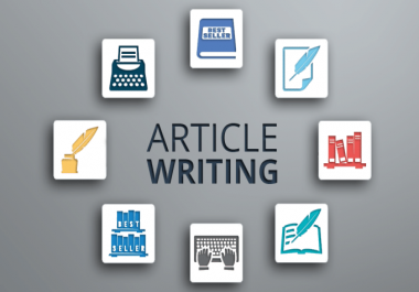 I will write 5 article about any category you want SEO