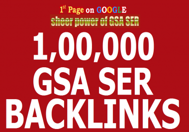 1 Million GSA Backlinks for Faster Google Ranking,  Link Juice