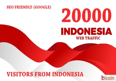 Buy 2 Get 1 Free On 20000 Real Indonesia Website Traffic visitors only bizainseo
