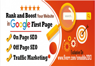 Top Rank Up Your Website On Google 1st Page With SEO