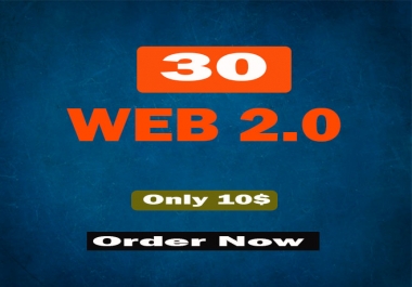 I Will Create Premium 30 Quality Web 2.0 SEO Backlinks Rank Blast
