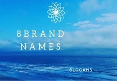 I'll Create New Brand names and titles slogans