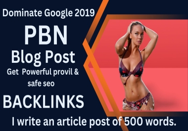 100 PBN BLOG POST BacklinkS high da pa