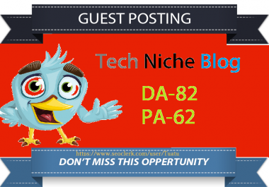 Guest Post On Tech Website DA82,  