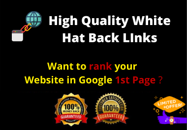 Rank On Google By White Hat Seo,  High Domain Authority,  Natural High PR Backlinks