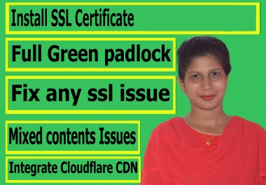 I'll Migrate Http To Https,  Install Ssl Certificate,  Setup Cloudflar CDN