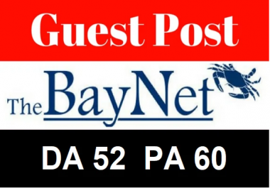 Write And Publish And Post On The Bay Net High Authority Da Pa Site 52 Backlink