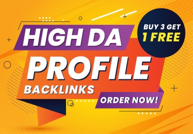 50+ TOP BRAND High DA,  PA,  PR9 Profile Backlinks,  SEO linkbuilding