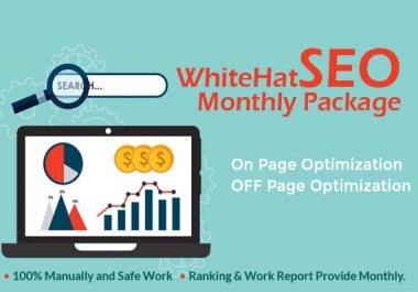 Monthly 30 days High Quality SEO Backlinks Service
