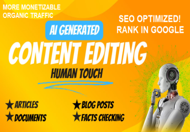 AI SEO Optimized GPT 5 Content Article Human Edited & Indexed Manually