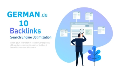 I will make 10 permanent german dofollow backlinks from germany. de sites