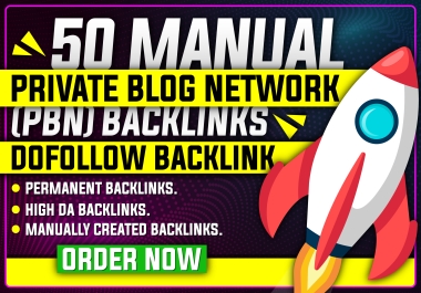 50 High DA Permanant Do follow PBN Backlinks