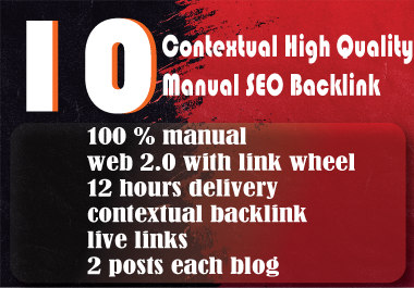 10 Powerful Contextual Web 2.0 Backlinks within 12 hours