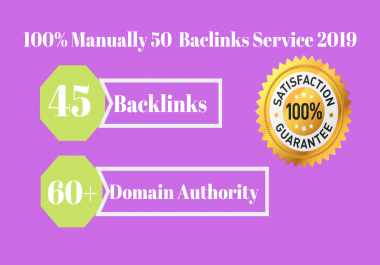 Limited time 50 backlinks from high DA 60 domains skyrocket your google rankings
