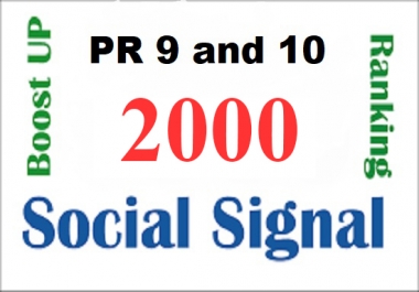 giveing awesome 2000 top quality SEO social signals