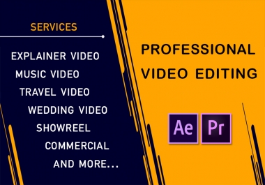 Video Editing Services w/ Fast Delivery