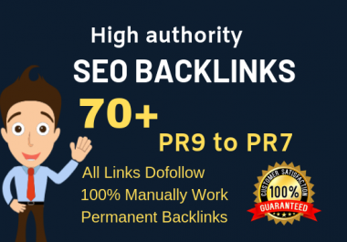 I will submit 70 pr9 da 90 high authority profile backlinks