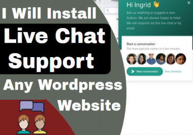 Setup The Best live chat support into any wordpress website
