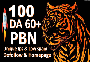 DA 60+ High Quality 100 PBN Backlinks for increase your websites Rankings