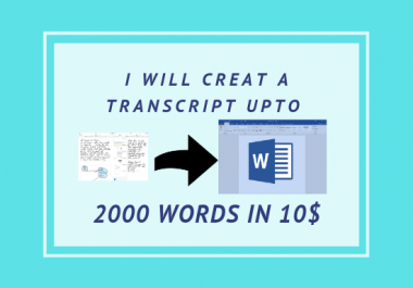 I Can Transcribe Text From PDF Or Image To Word For Just 24 Hours
