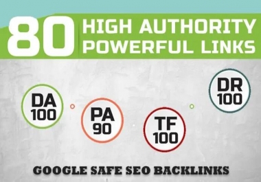 MANUALLY Do 80 UNIQUE PR10 SEO BackIinks on DA100 sites