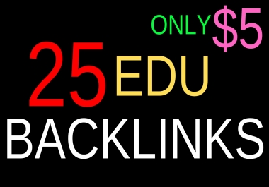25Edu and Gov profile backlinks