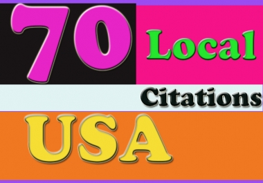 50 local usa citations for your business