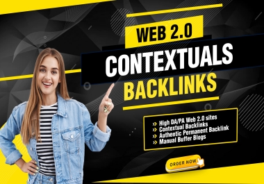 Get TOP 40 WEB 2.O Contextual Back-links and skyrocket your website ranking