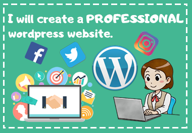I will create an amazing professional wordpress website