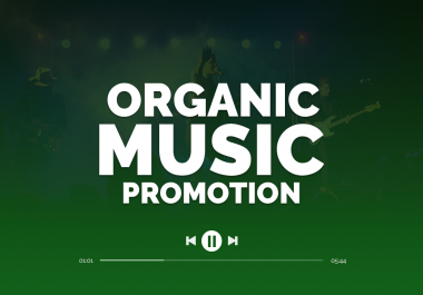 I will do organic spottiify music promotion All Natural