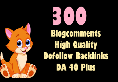I will provide you 300 unique domains backlinks blog comments