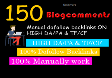 I will do 150 Blog Comments Backlinks dofollow
