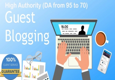 Submit Article to 3 High Guest Sites On Da 95 To 70 Sites