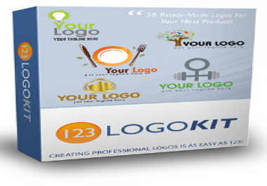 Get Instant Access to 38 Eye-Popping,  Ready-Made Logos in different niches