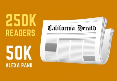 I will guest blog on california herald with dofo link